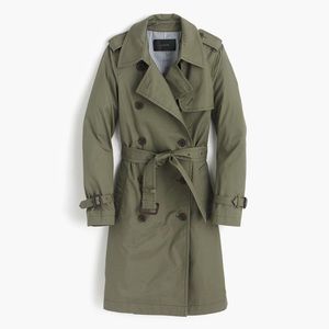 J.Crew Green City Trench 0P